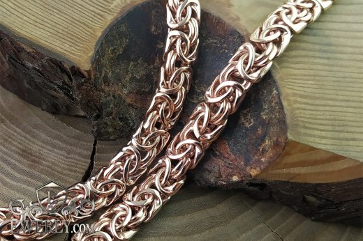 Weaving Fox tail made of gold 14k, photo and price